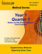 Bill Swick's Beginning Guitar Class Method - Quarter One Guitar and Fretted sheet music cover